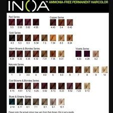 L'Oreal INOA Fundamental Ammonia free hair colour dye 60ml various shades Yellow | 8,0 Deep Light Blonde