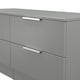 image 5 of Dover 4 Drawer Bed Box in Uniform Grey & Dusk Grey (Ready Assembled) | Grey | Uniform Grey & Dusk Grey