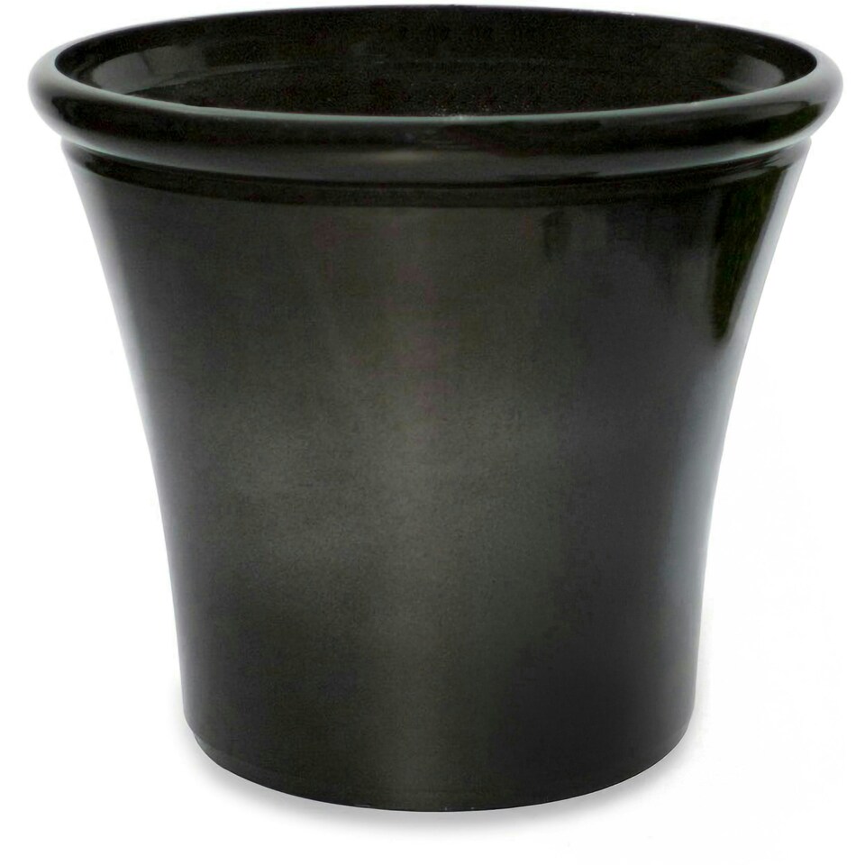 image 1 of Primrose Carbon Glaze Effect Bowl Planter Frost & Fade Resistant 55cm