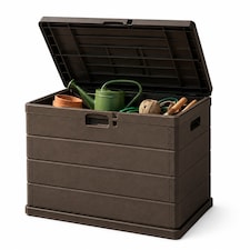 200L Large Lockable Outdoor Garden Storage Box Heavy Duty Patio Cushion Chest