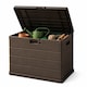 image 1 of 200L Large Lockable Outdoor Garden Storage Box Heavy Duty Patio Cushion Chest
