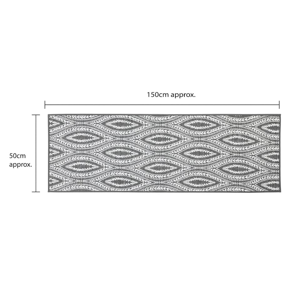 image 1 of JVL Harmony Machine Washable Entrance Doormat and Runner Set - Eyes