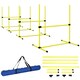 image 6 of PawHut 4 Pieces Dog Agility Training Equipment with Carrying Bag, Yellow