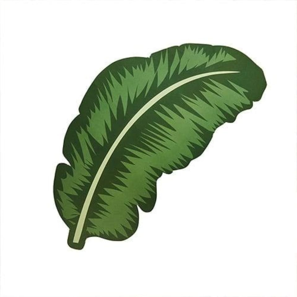 image 1 of Tropical Leaf Shaped Grazing Board 48cm