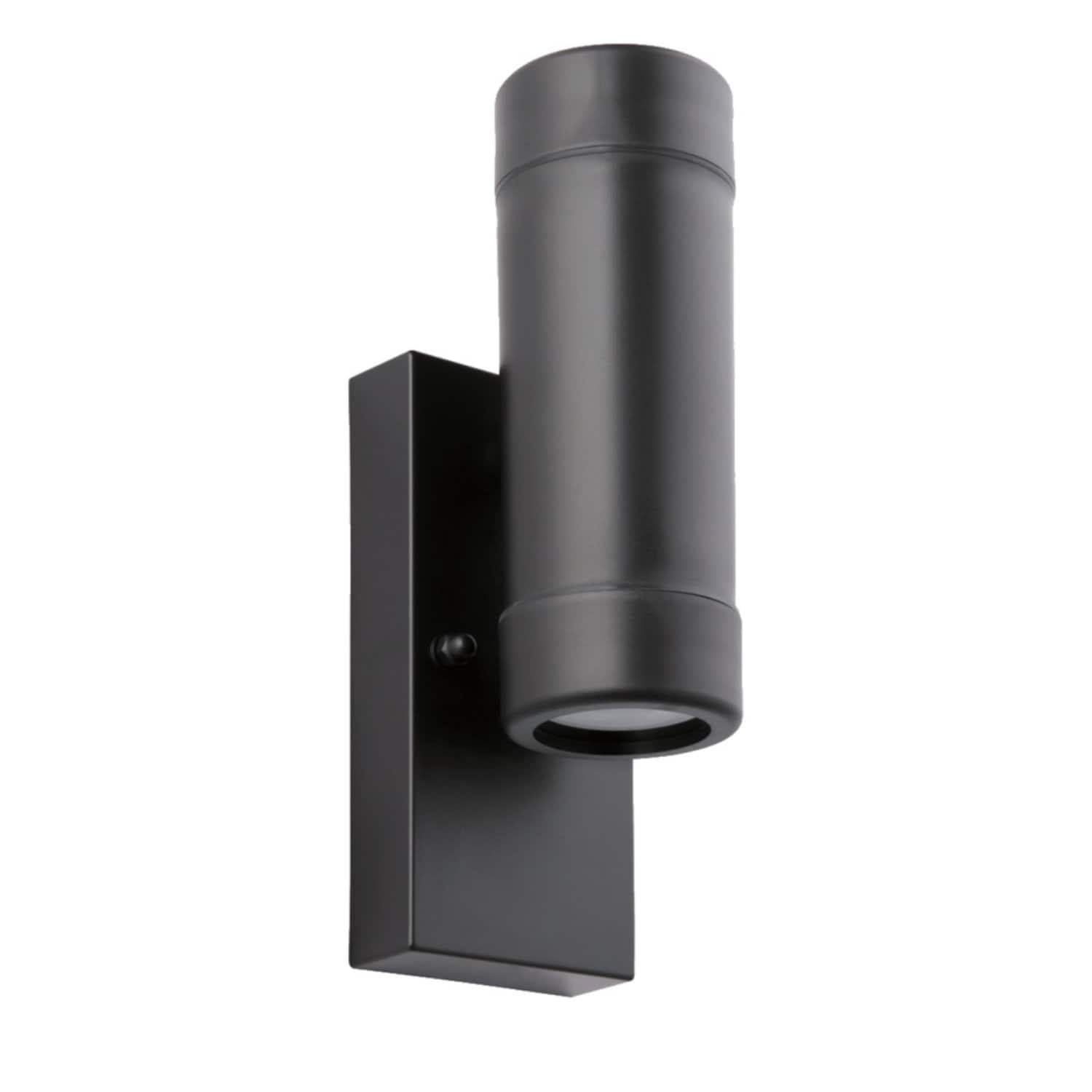 First Choice Lighting Gale Polypropylene Coastal Dusk Dawn Wall Light in Black