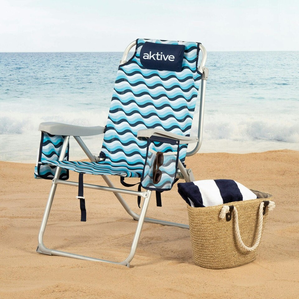 image 1 of Beach Chair Aktive 48 x 95 x 78 cm (2 Units) N/A