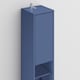 image 6 of SoBuy BZR34-II-B,Tall Bathroom Storage Cabinet with 4 Adjustable Shelves and 1 Drawer | Blue | Blue | 1