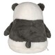 image 2 of Mumbles Zippie Panda Plush Toy - Grey/White - One Size