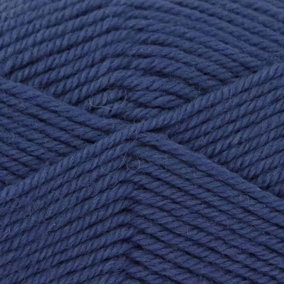 King Cole Blue Merino Blend DK Yarn (Value Pack 12 x 50g Balls) For Crochet, Knitting - 104m per ball