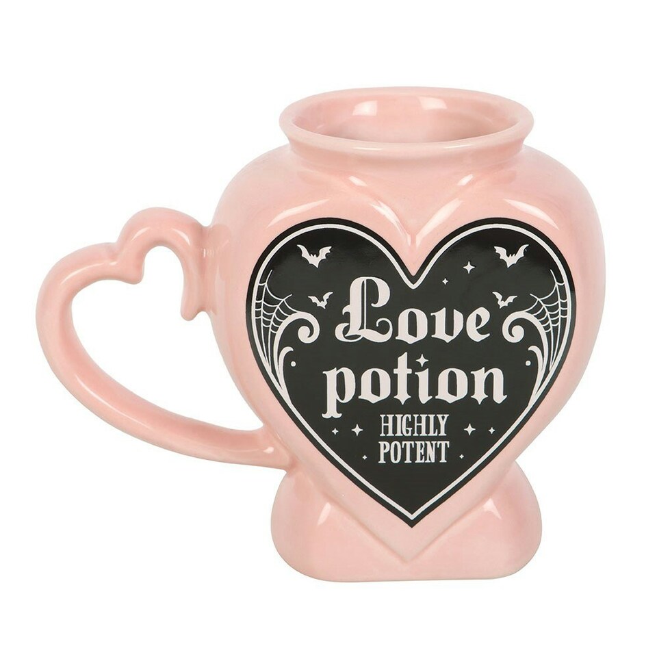 image 1 of Love Potion Shaped Mug Pink