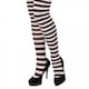image 1 of Pack of 1 Brown and White Striped Tights Brown | One Size