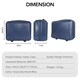 image 4 of Cabin Vanity Case for Travel | Lightweight Durable Strap-on Toiletries and Makeup Organiser | Waterproof Hardshell Hand Luggage