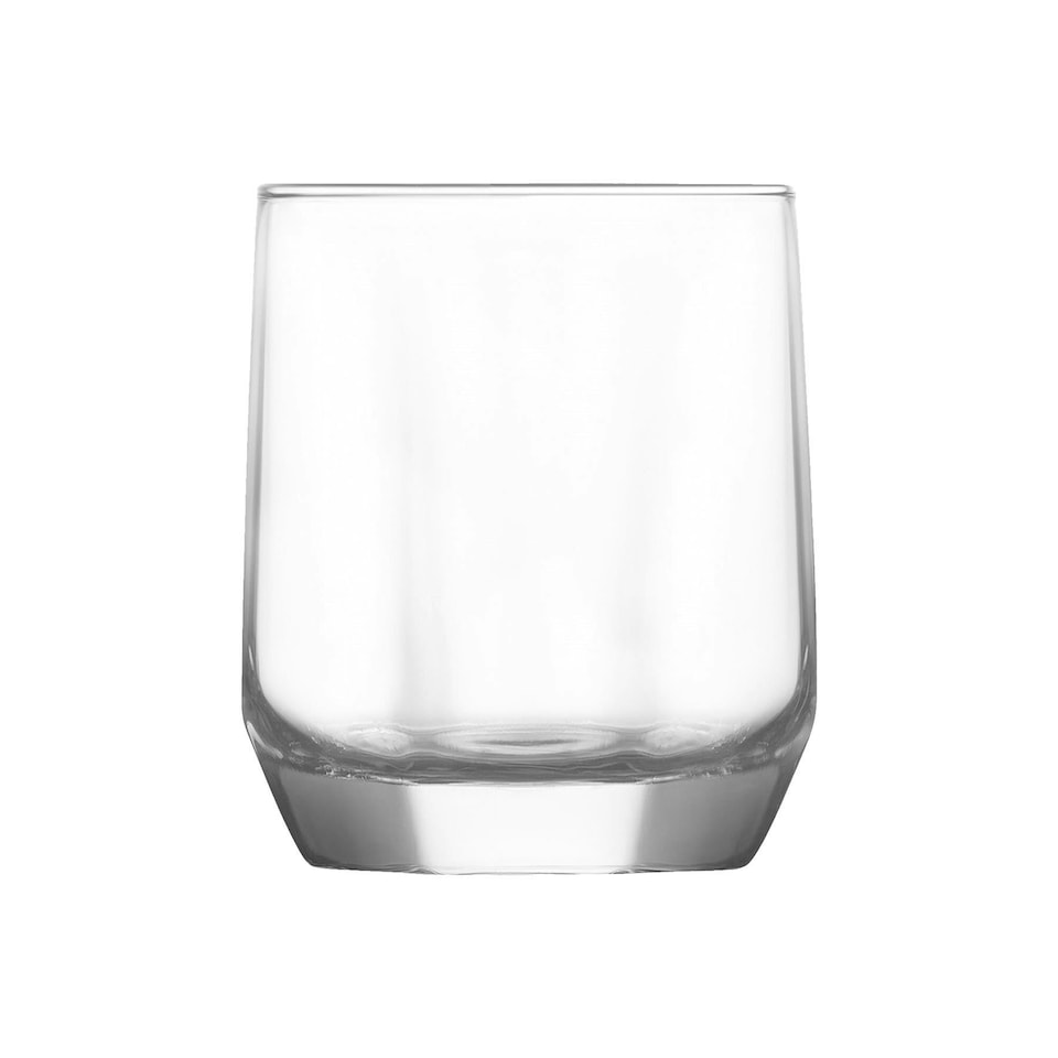 image 1 of LAV Diamond Whisky Glasses - 215ml - Clear - Pack of 6 Clear
