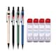 image 1 of 4 Sets of 0.5mm Metal Mechanical Pencil and HB Lead Refills Balanced Grip, Smooth & Precise Writing, Random Colour