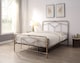 image 2 of Axton Double 4ft 6 Antique Bronze Metal Bed Frame | Bronze | Hand painted antique bronze finish | Double