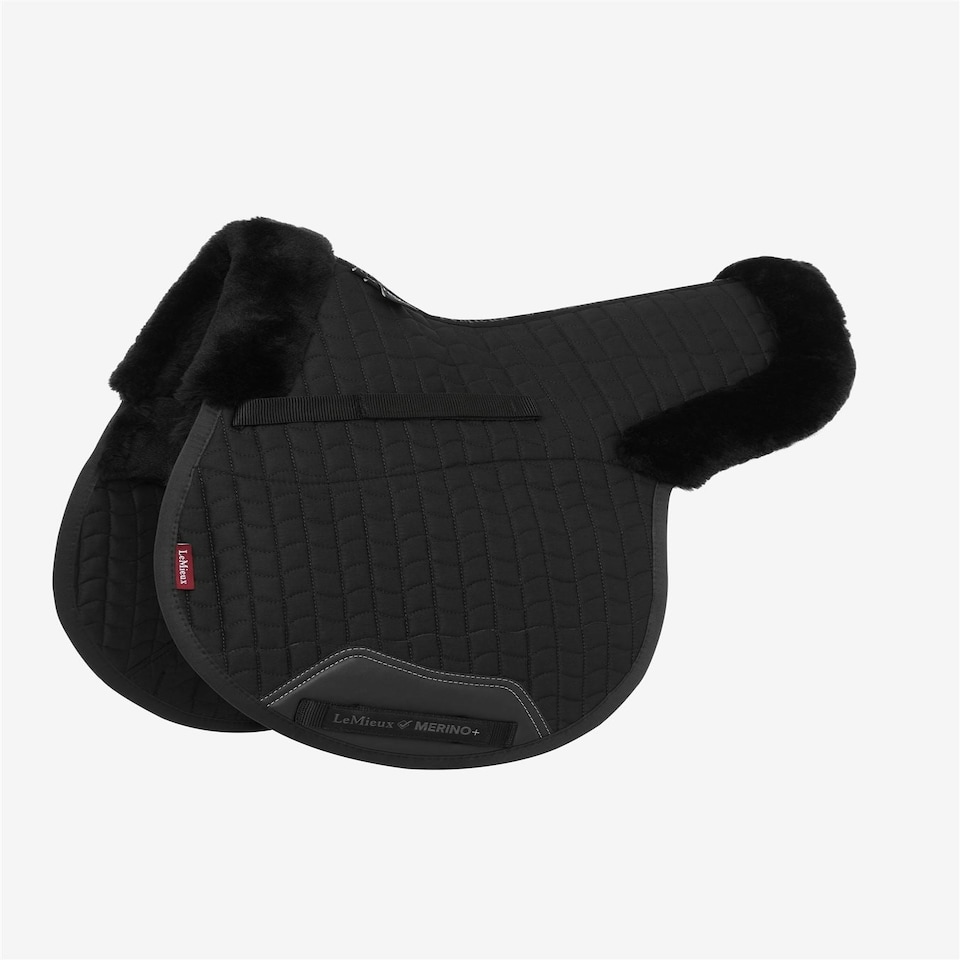 image 1 of LeMieux Merino+ Half Lined GP Numnah Black | Large
