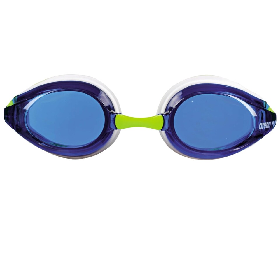 image 1 of Arena Childrens/Kids Tracks Swimming Goggles | Blue | Blue/White/Yellow | One Size | 1