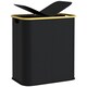 image 1 of HOMCOM 80L Collapsible Laundry Hamper, Washing Basket for Bathroom, Black