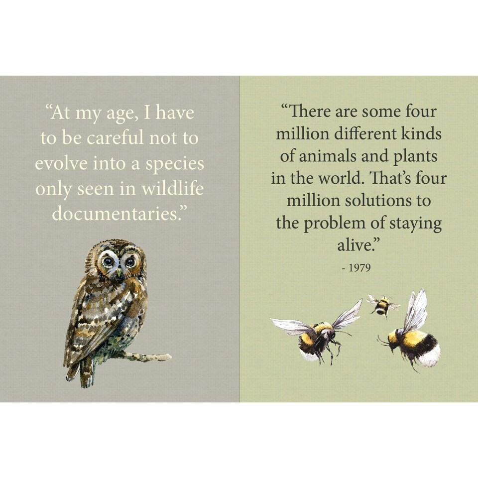 image 1 of David Attenborough's Words of Wisdom: Nature Gift Book
