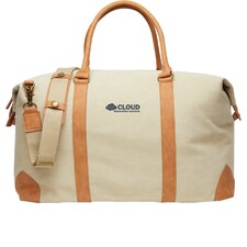 Vinga Bosler Recycled Canvas Duffle Bag - Beige - One Size | Brown | One Size