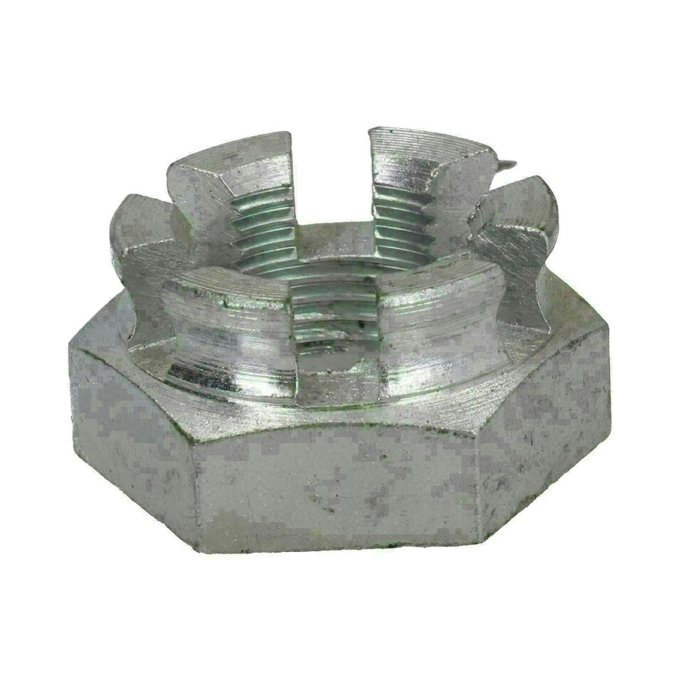 image 1 of M20 x 1.5 Slotted Castle Nut for Trailer Wheel Hubs Castellated Hub Bearing Nut