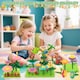 image 2 of 191 PCS Flower Garden Building Toys for Girls STEM DIY Construction Playset for Kids