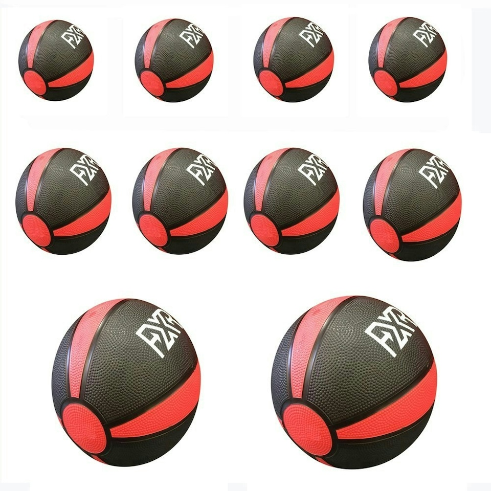 image 1 of Dimple Grip Rubber Medicine Ball - 1kg