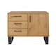 image 2 of Texas, Small Sideboard With 1 Door, 3 Drawers Brown