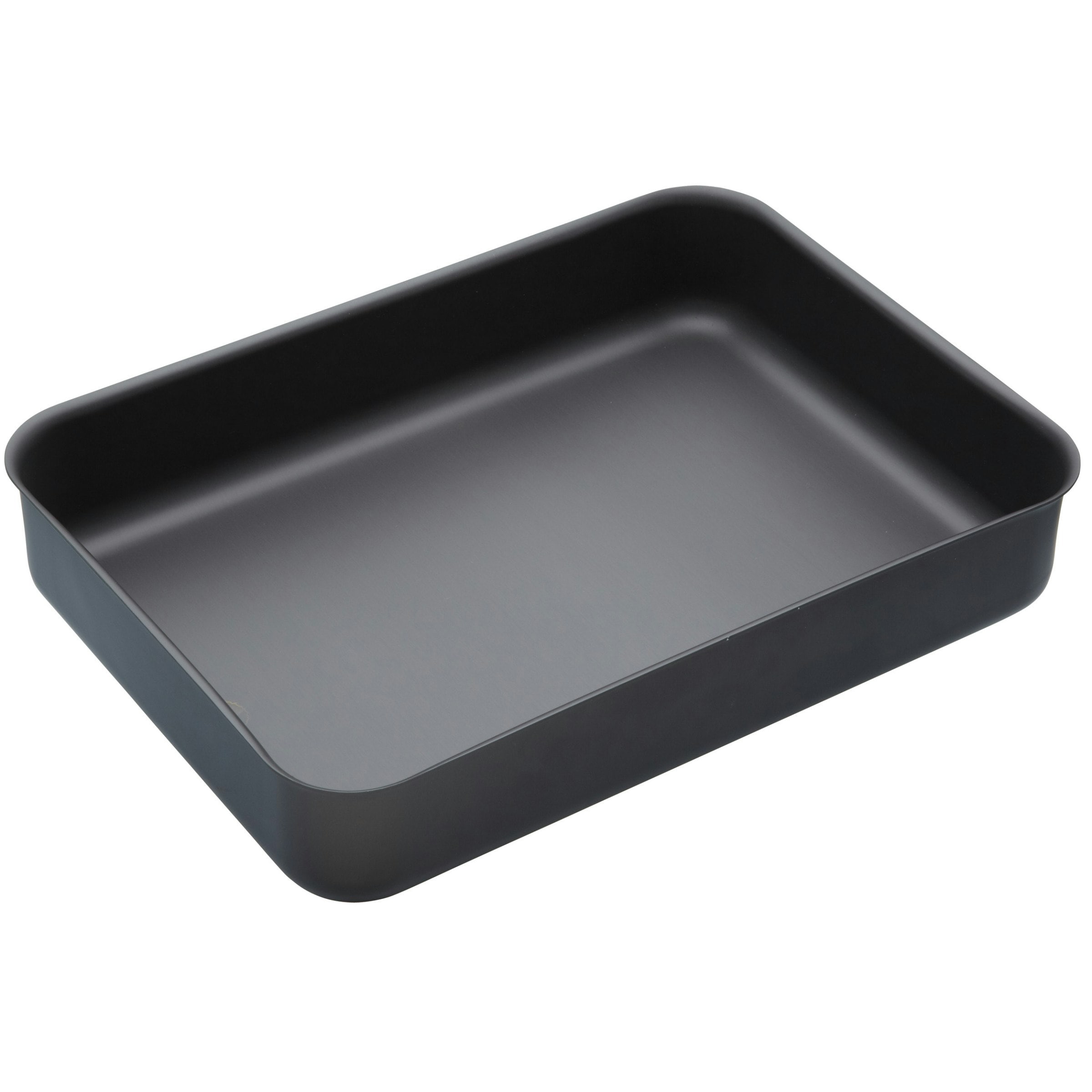 MasterClass Professional Non-Stick, Hard Anodised Roasting Pan, 37x26.5x6.5cm, Labelled in Black | Size: 37x26.5x6.5 cm