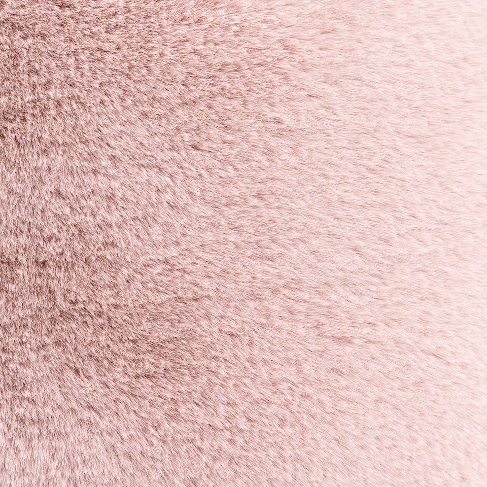 image 1 of Icon Kids Kingston Rabbit Faux Fur Classic Dome Bean Bag, Rose Pink