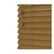 image 1 of 50cm Truffle Faux Wood Venetian Blinds with String (120cm Drop) Brown | Brown