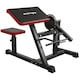 image 1 of SPORTNOW Adjustable Preacher Curl Bench with Elbow Cushion for Home Gym
