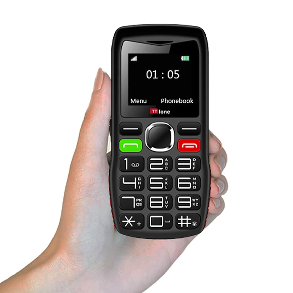 image 1 of TTfone TT880 Easy-to-Use Mobile Phone for Seniors and Elderly - Large Button Phone with Emergency Assistance Button - Simple and Reliable Mobile Phone