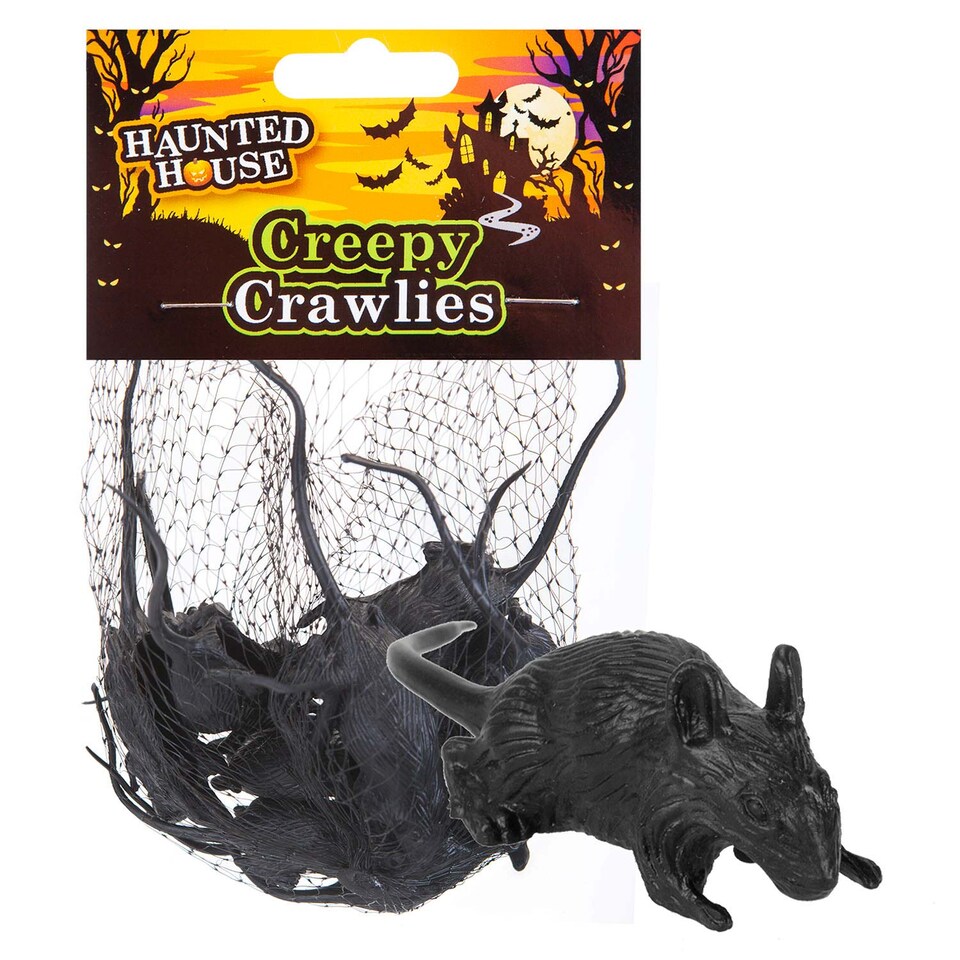 image 1 of vfm-estore Halloween Creepy Crawlies Set - Spooky Rats Party Pack