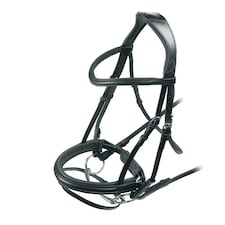 Shires Velociti Dressage Bridle with Flash Black | Size: Full
Colour: Black