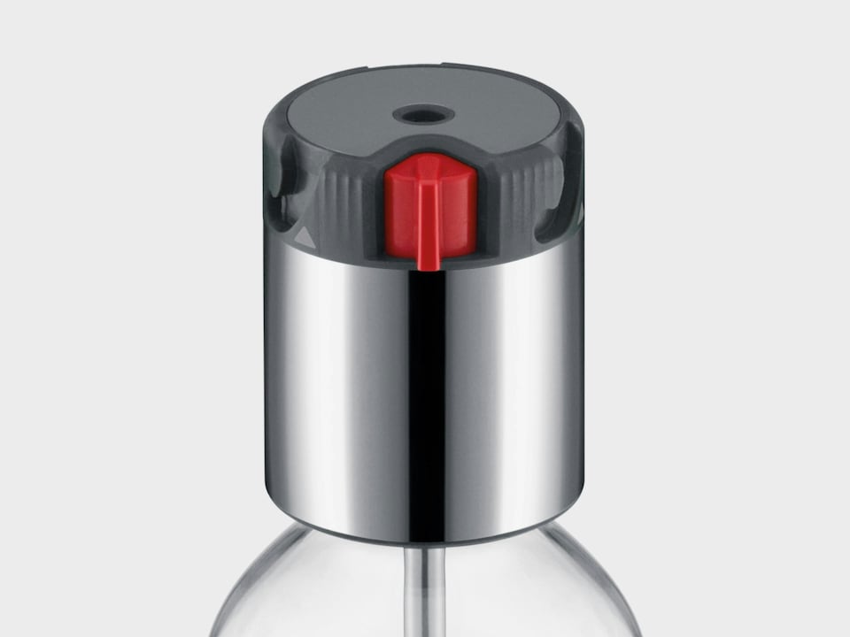 image 1 of Sage The FusionCap, Compatible with The InFizz Fusion Home Soda Maker - Brushed Stainless Steel