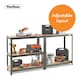 image 5 of VonHaus 3 Step Steel Folding Step Ladder with Anti Slip Feet