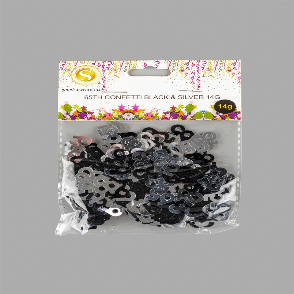 image 1 of 4 packs 65th Confetti