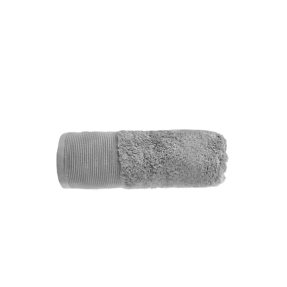 image 1 of Luxury Marlborough Bamboo Towels - Super Soft, Absorbent & Hypo-Allergenic Silver | Hand towel