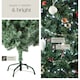 image 5 of Christmas Tree - artificial, including metal stand with plastic feet | Green | green | 6ft | 1