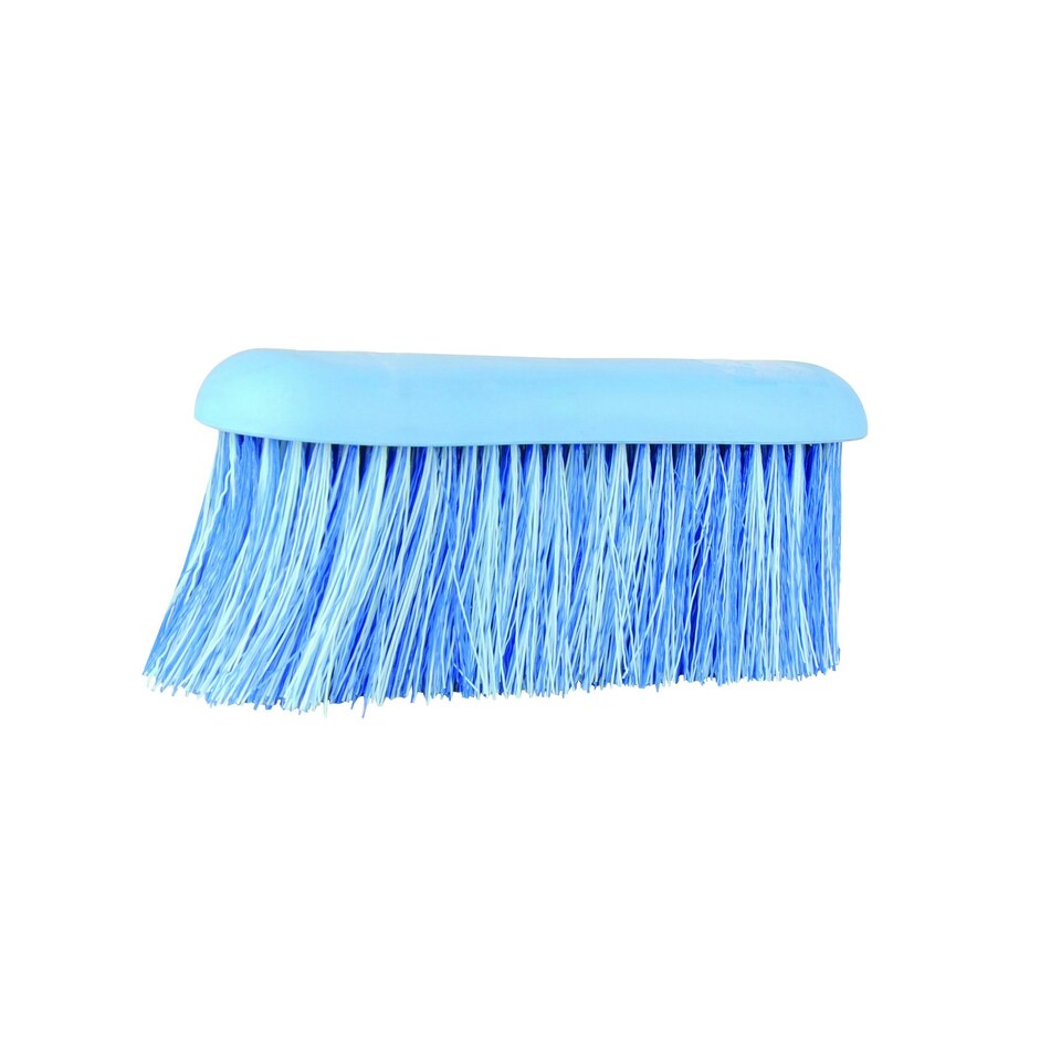 Roma Soft Grip Long Bristle Dandy Brush - Blue - One Size