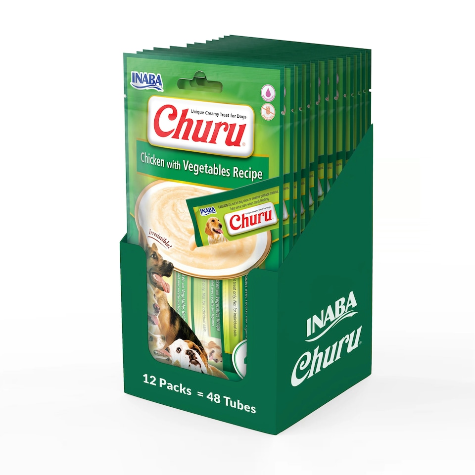 image 1 of Churu Sticks: Chicken & Vegetables Flavour (48 x 14g total)