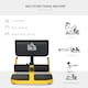 image 6 of HOMCOM 3 IN 1 Squat Machine Sit Up Push Up Gym Work Out Leg Exercise Adjustable