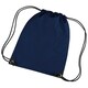 image 2 of Bagbase Premium Gymsac Water Resistant Bag (11 Litres) - French Navy - One Size Blue | One Size