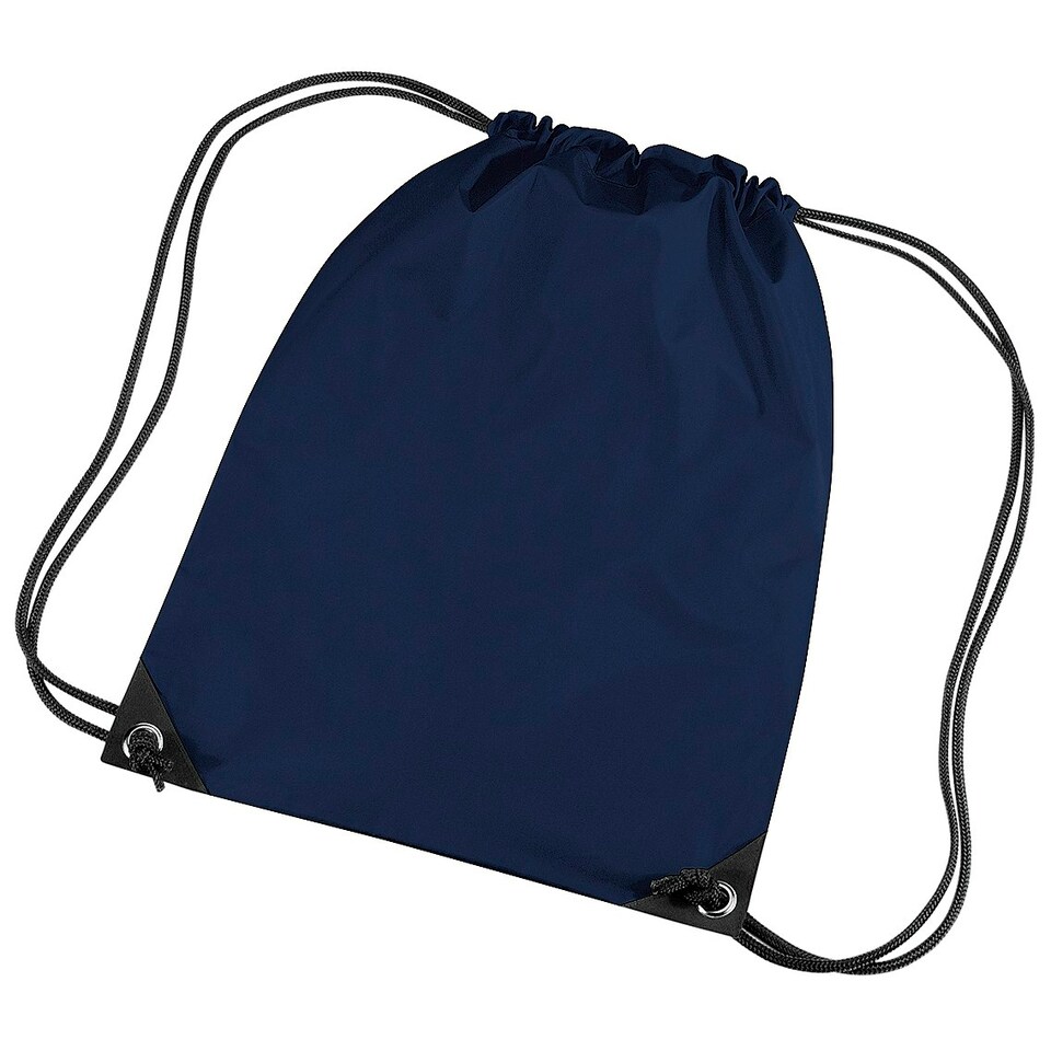 image 1 of Bagbase Premium Gymsac Water Resistant Bag (11 Litres) - French Navy - One Size Blue | One Size