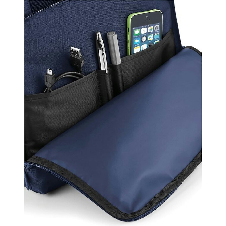 image 1 of Bagbase Roll Top Twin Handle Backpack - Navy Dusk - One Size