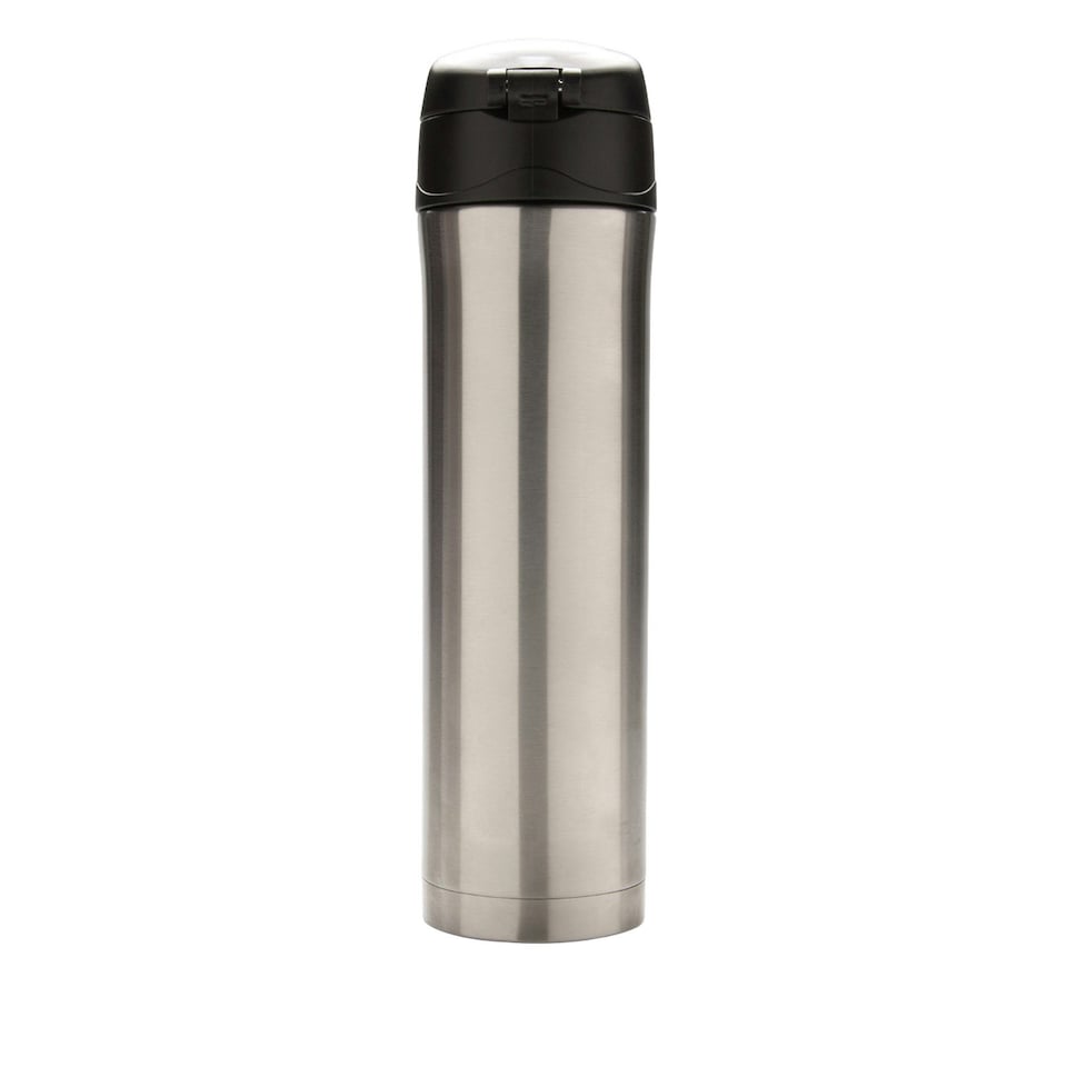 image 1 of XD Collection Lockable Recycled Stainless Steel Vacuum Insulated Flask - Silver - One Size