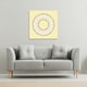 image 2 of Yellow Circle Ornament. Round Frame (Canvas Print) 114 x 114 x 4cm