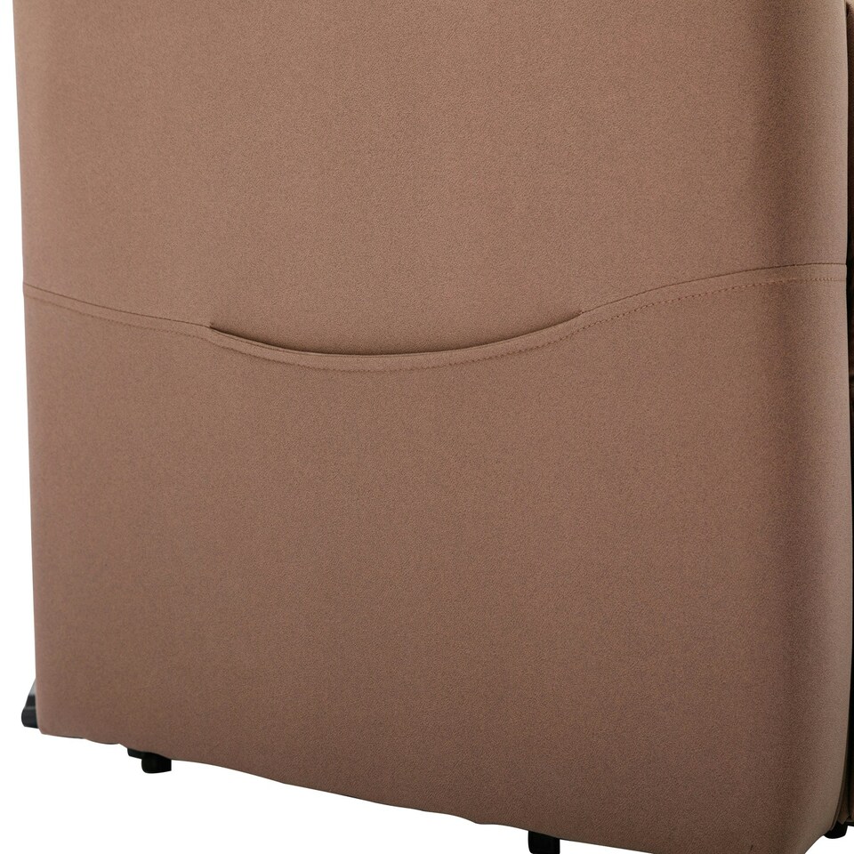 image 1 of Clifton Electric Fabric Single Motor Rise Recliner Lift Mobility Chair (Beige)