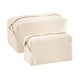 image 1 of Westford Mill Canvas Toiletry Bag | Multi | Natural | 7cm x 17cm x 9cm | 1